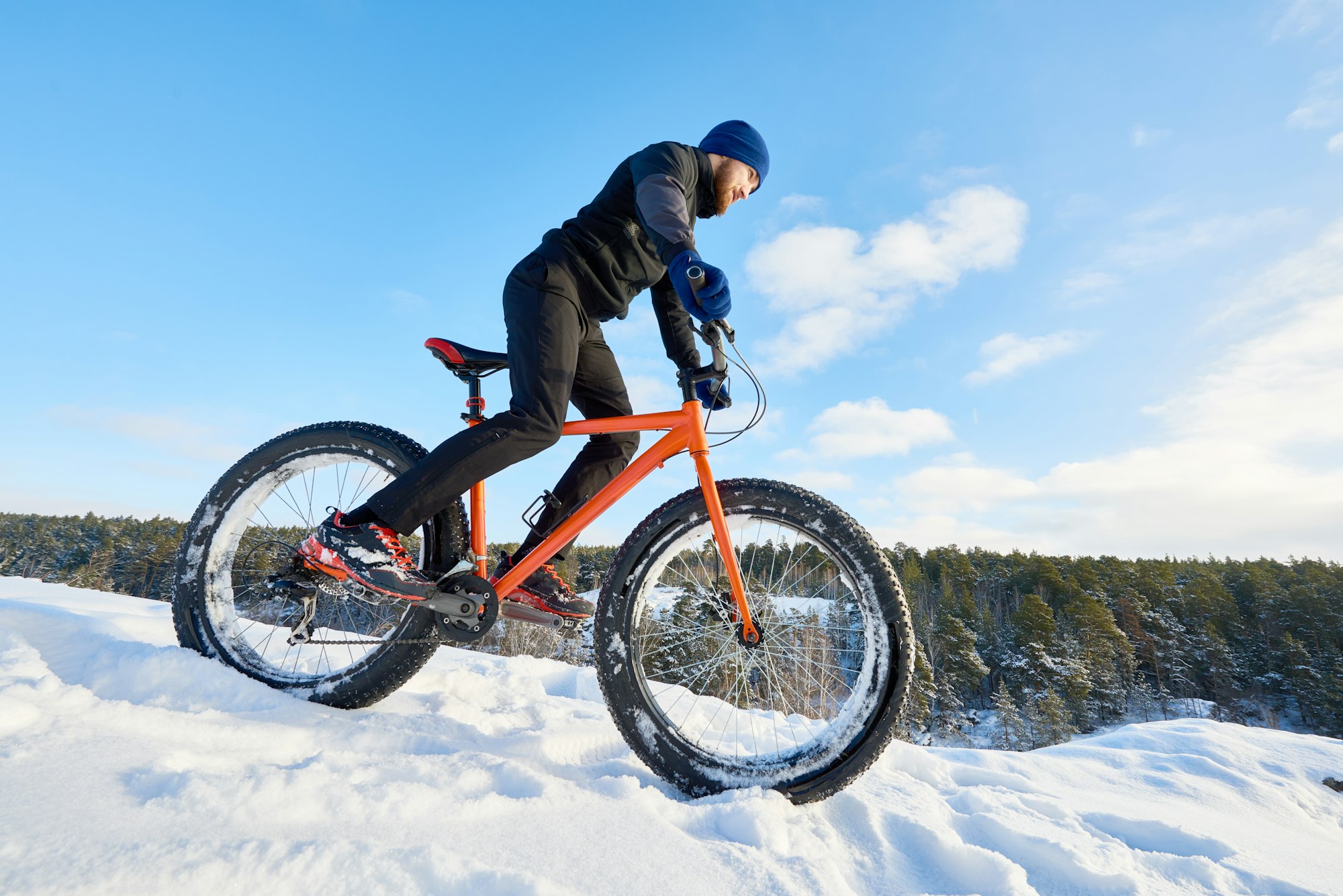 Cycling in cold weather